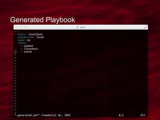 Generated Playbook
 
