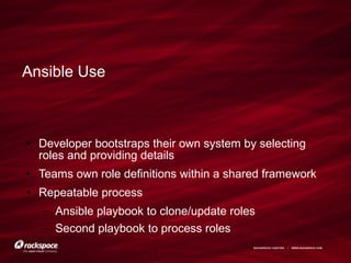 Using Ansible at Scale to Manage a Public Cloud | ODP