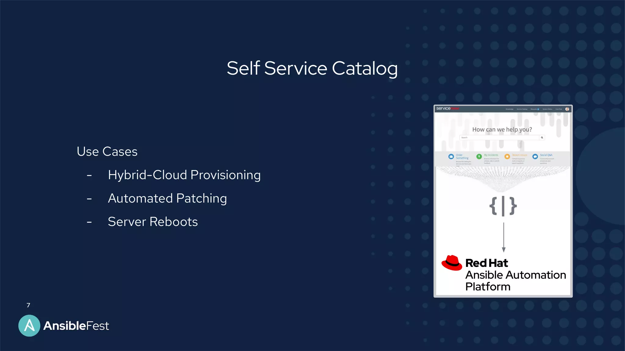 Enabling selfservice automation with ServiceNow and Ansible Automation