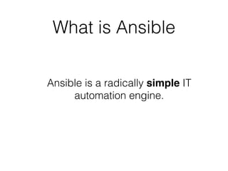 Ansible is the simplest way to automate. SymfonyCafe, 2015