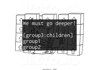 We must go deeper!
[group3:children]
group1
group2
 