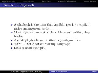 Ansible Overview - System Administration and Maintenance | PDF