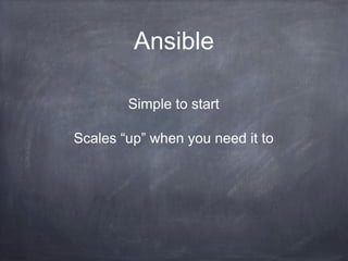 The Basics
SSH Configuration
$ cat ~/.ssh/config
IdentityFile ~/.ssh/id_rsa
IdentityFile ~/.ssh/github_rsa
IdentityFile ~/.ssh/ec2_east
 