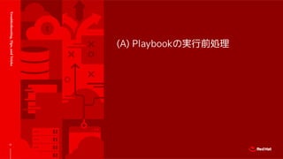 (A) Playbookの実行前処理
Troubleshooting,Tips,andTricks
17
 