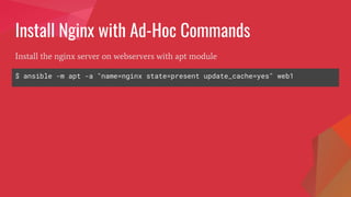 LAB #3
Using Common Modules
 