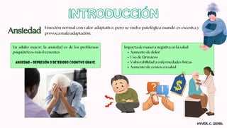 Síndromes geriátricos, la ansiedad en adultos mayores | PDF