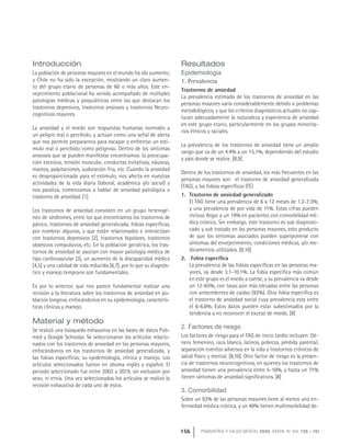 trastorno de ansiedad en el adulto mayor | PDF