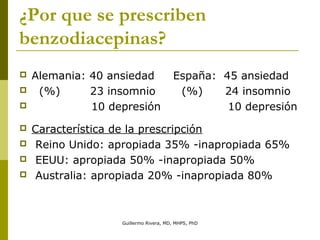 Uso racional de benzodiazepinas en adultos mayores | PPT