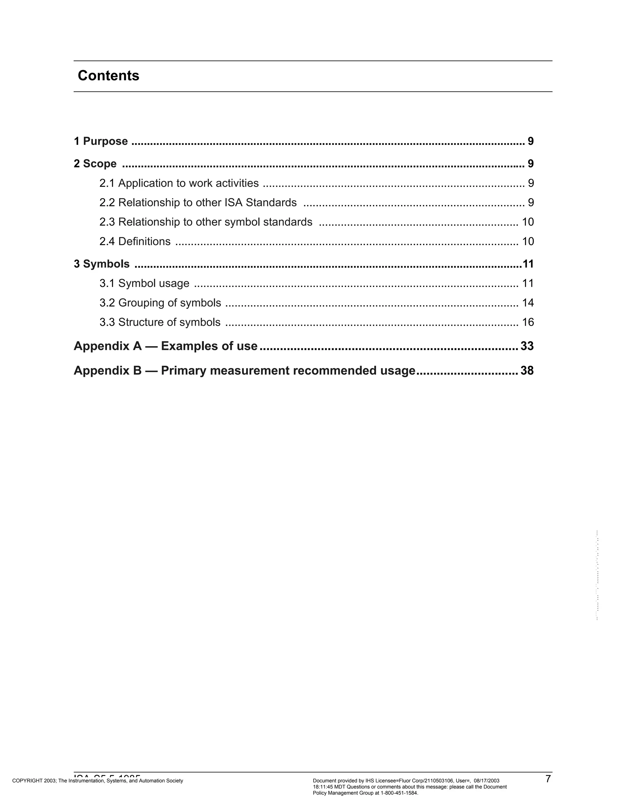 Ansi isa s5.5 symbols for graphic displays | PDF
