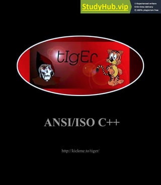 ANSI/ISO C++
http://kickme.to/tiger/
 
