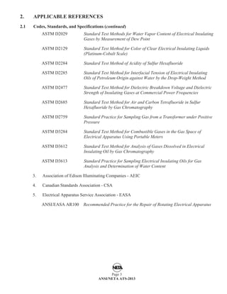 Standard for Acceptance Testing Especifications | PDF