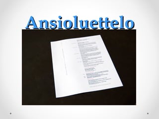 AnsioluetteloAnsioluettelo
 