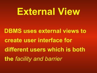Comprehensive Overview of Database Architecture and Three-Level DBMS ...