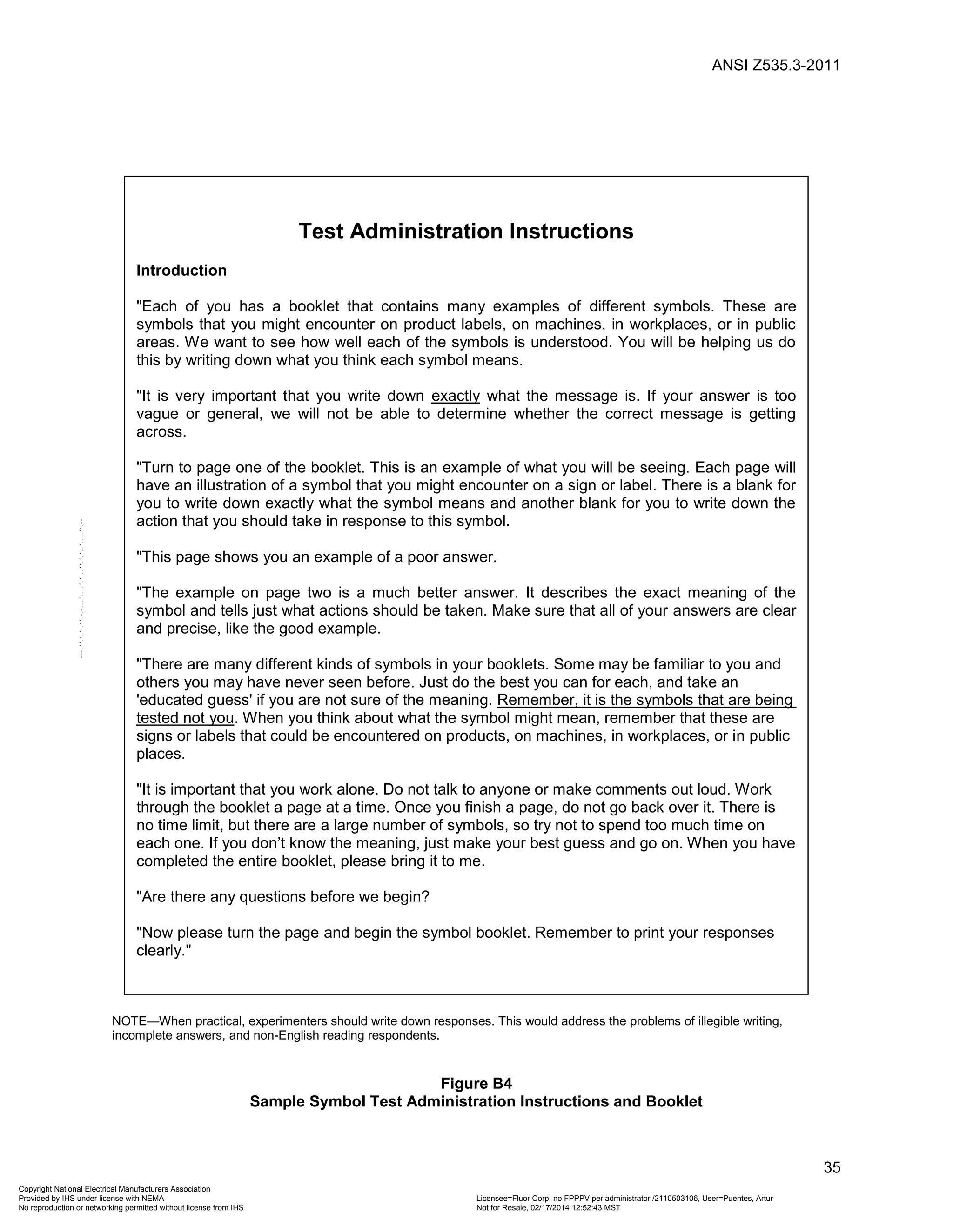 Ansi z535.3 2011 criteria for safety symbols | PDF