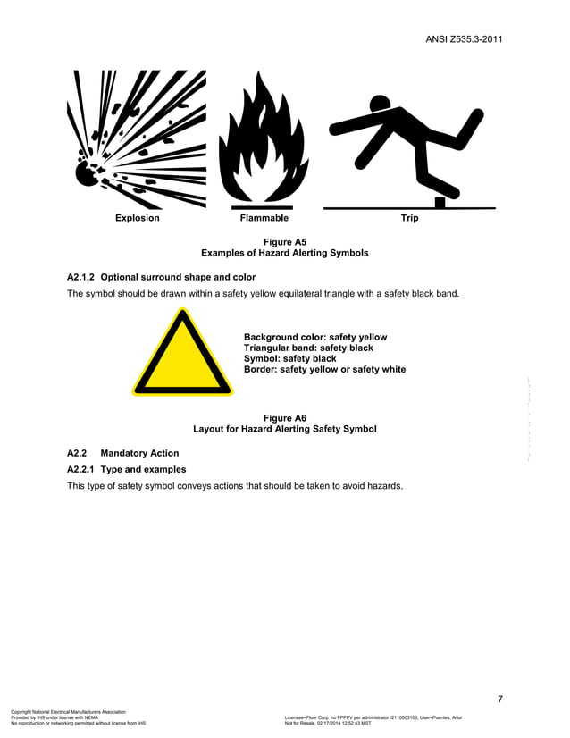 Ansi z535.3 2011 criteria for safety symbols PDF