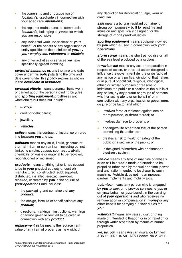 Ansvar Insurance Ansvar Insurance