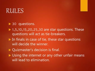 Prea Unannounced Rounds Examples Preliminary Round | PPTX