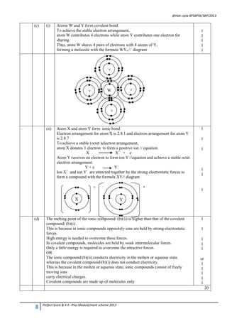 Jawapan Module Perfect Score Chemistry Spm 2013