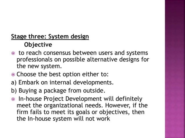 System Development Life Cycle
