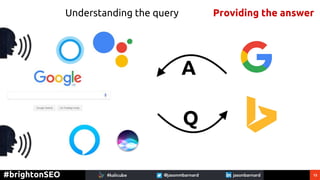 13#brightonSEO
Understanding the query Providing the answer
Q
A
 