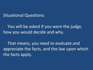 Answering questions (Legal Writing) | PPT