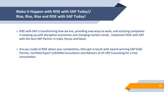Answering the Top 7 FAQs about RISE with SAP Business Implementation | PPTX