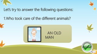 Answering who, when, what, and where questions | PPTX