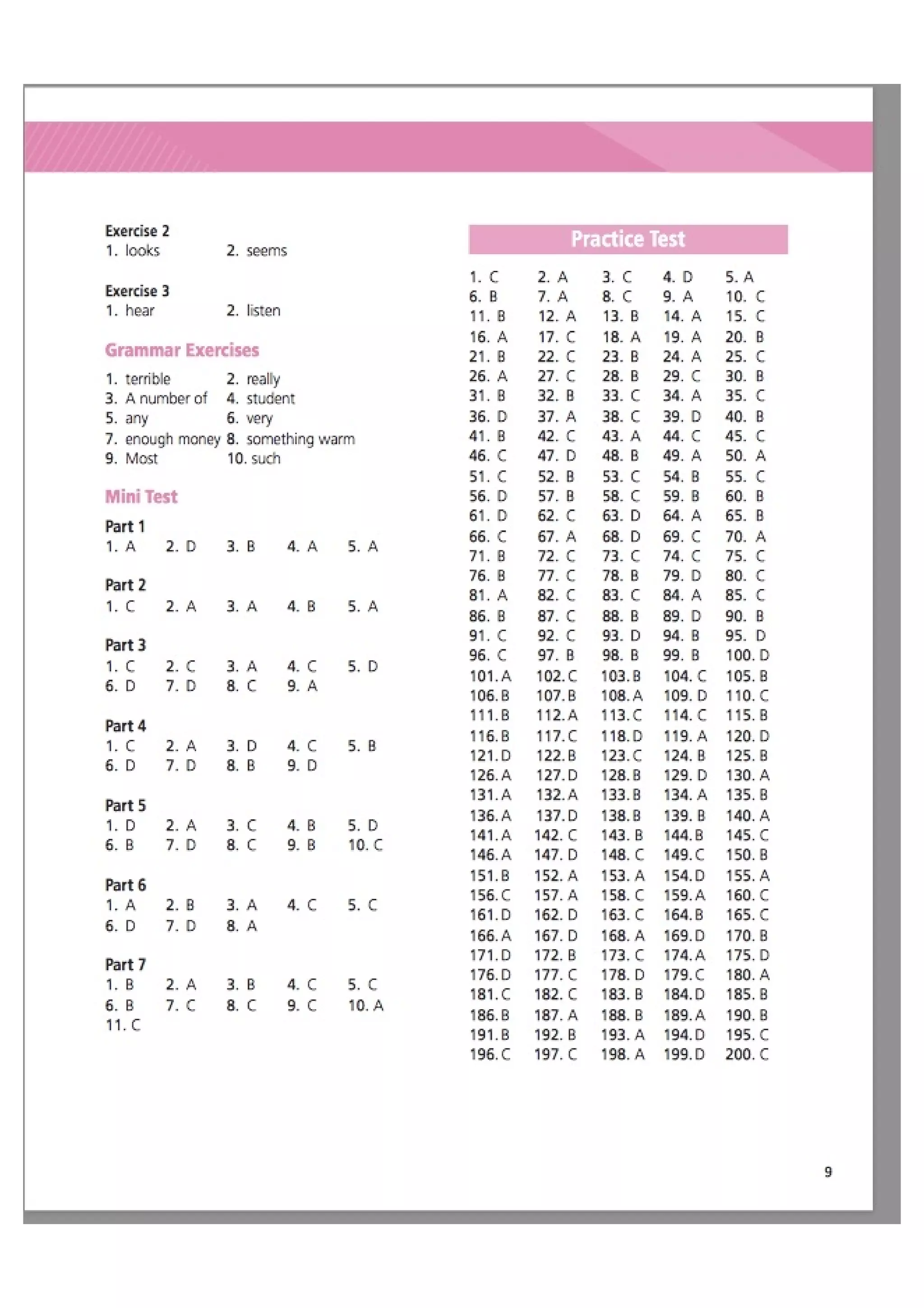 Answer key-Very easy TOEIC 1.pdf
