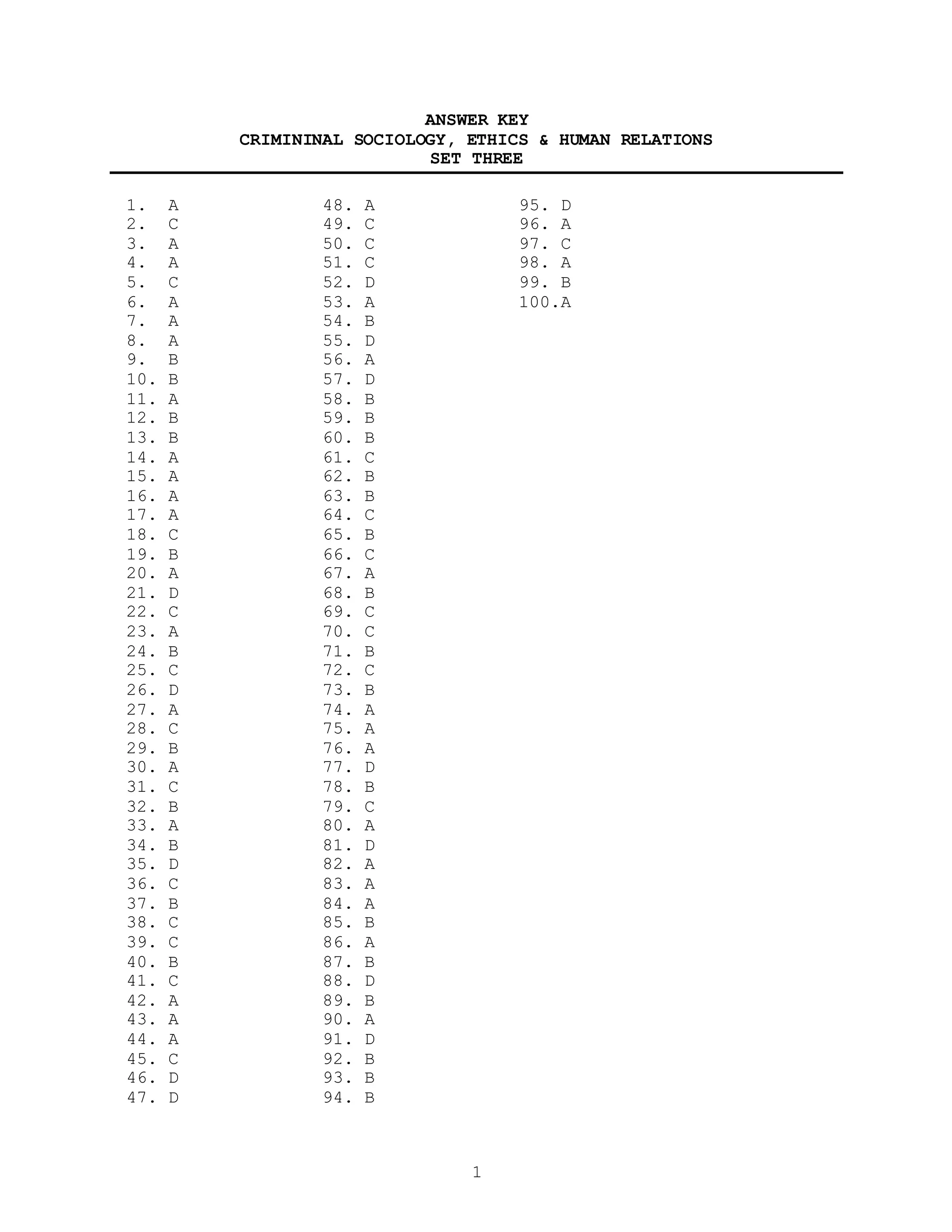 Answer key set 3 | DOCX