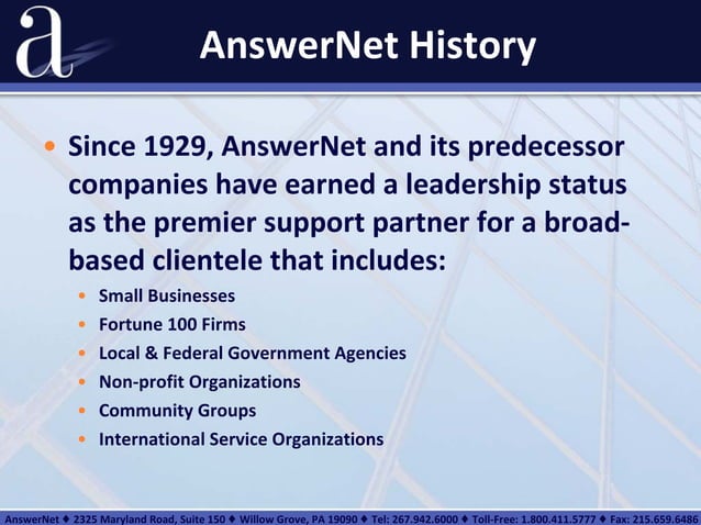 AnswerNet Overview | PPT