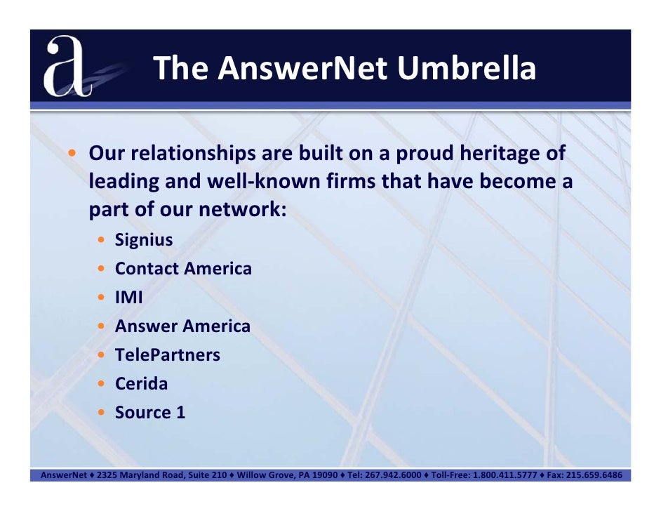 Company Overview 2011