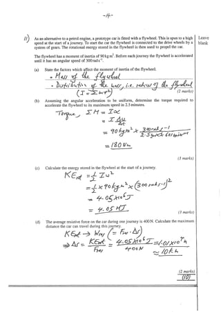 1.1 Further mechanics sample test [answers]