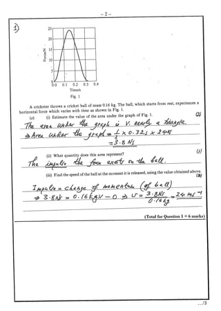 1.1 Further mechanics sample test [answers]