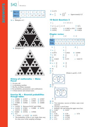 Year 12 Maths A Textbook - Answers