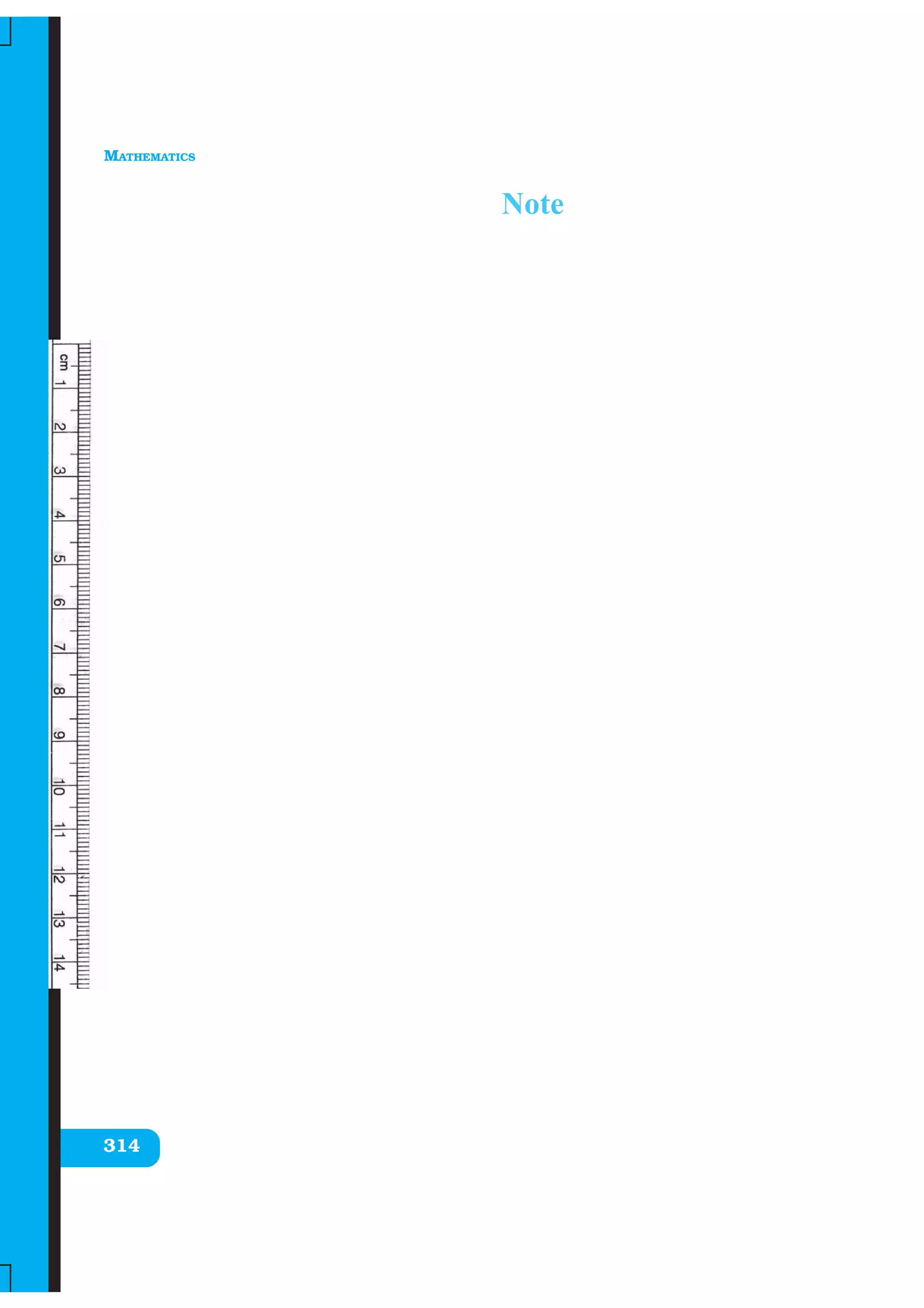 MATHEMATICS
314
Note
 