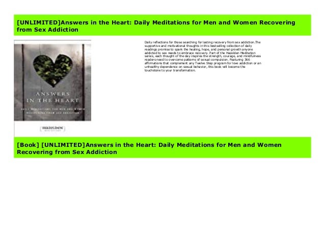 Unlimited Answers In The Heart Daily Meditations For Men And Women 