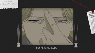 SUFFERING GOD.
 