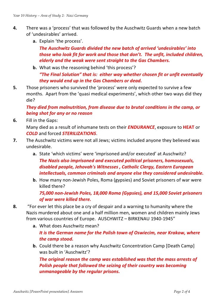 answers-powerpoint-auschwitz-worksheet