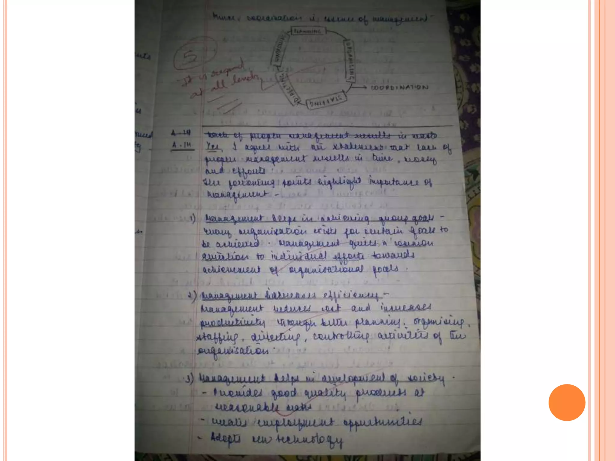 Answer sheet set A (Ch1 and Ch 2 only Tylor's principles)
