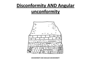Disconformity AND Angular
unconformity
 