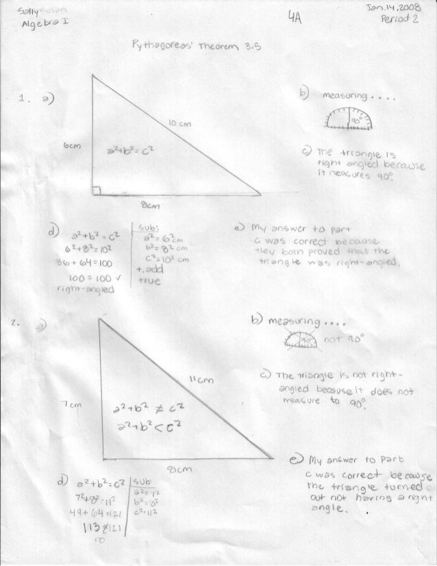 Pythagorean theorem worksheet grade 8 pdf image