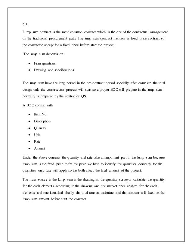 Pre Qualification Stages And Tender Selection