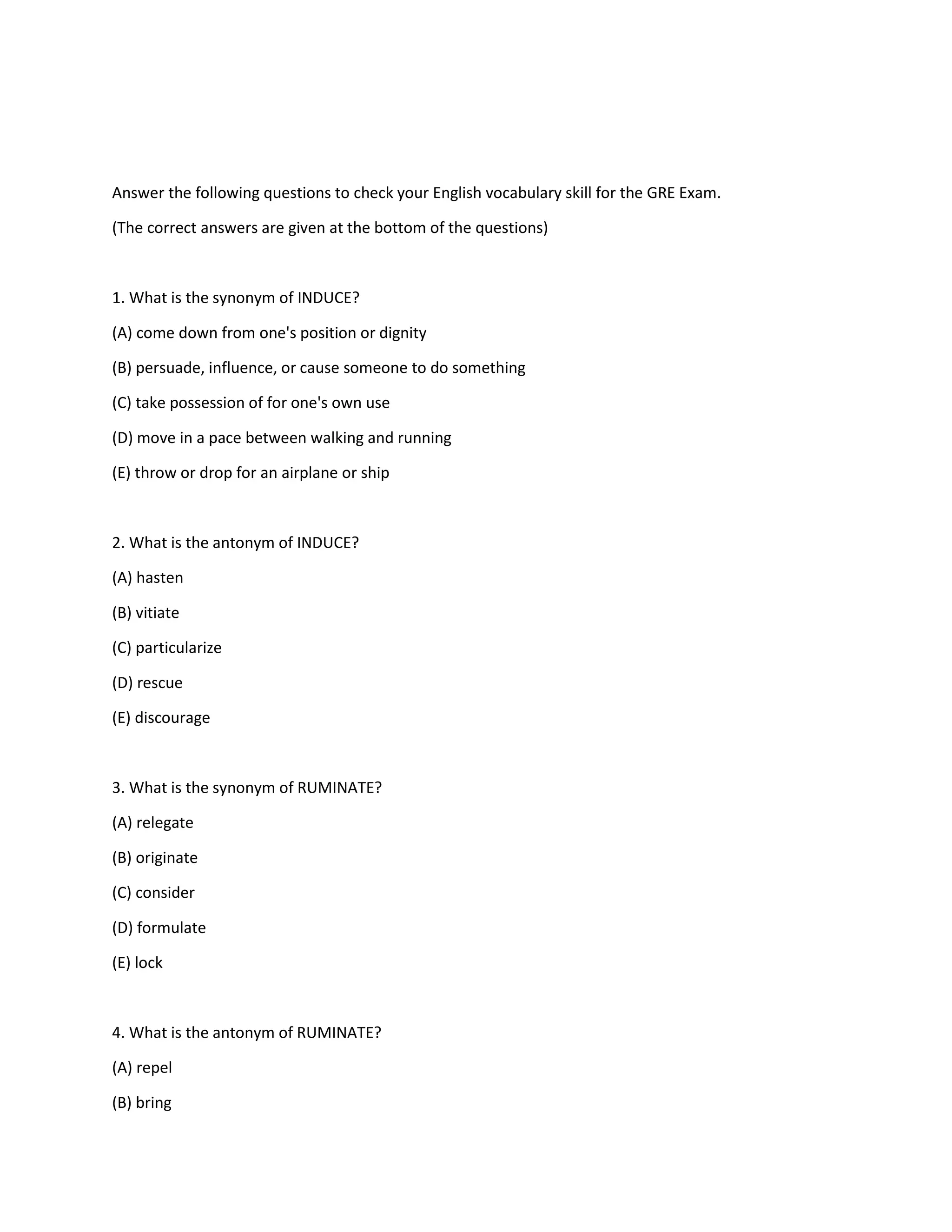 Gre Flashcards | PDF