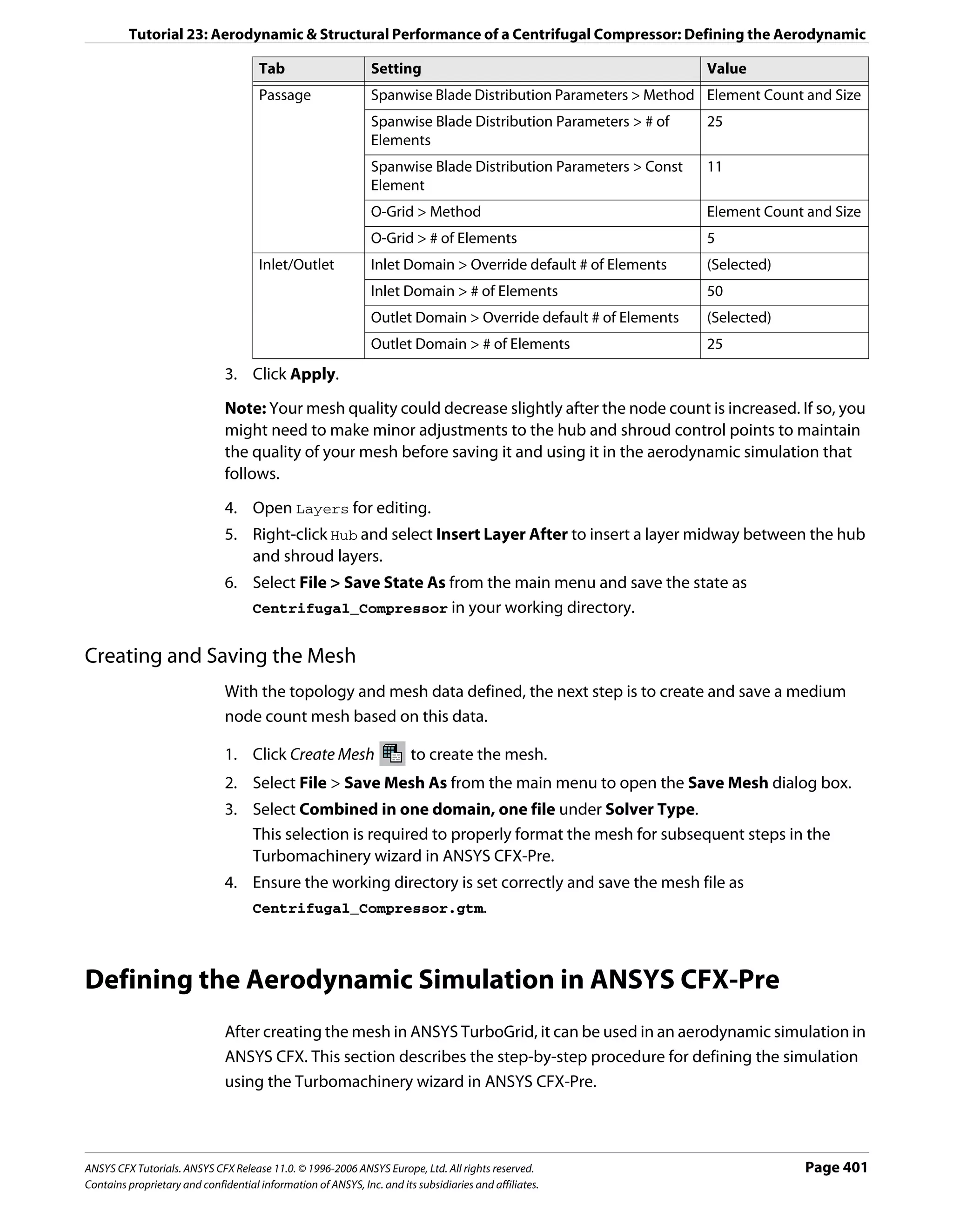 Ansys 11 tutorial