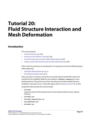 Ansys 11 tutorial