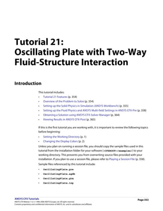Ansys 11 tutorial