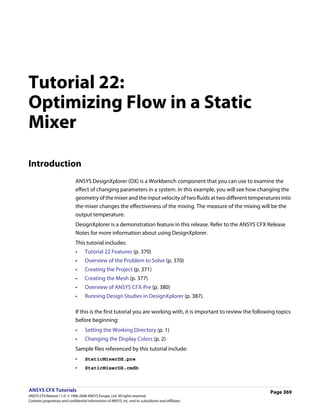 Ansys 11 tutorial