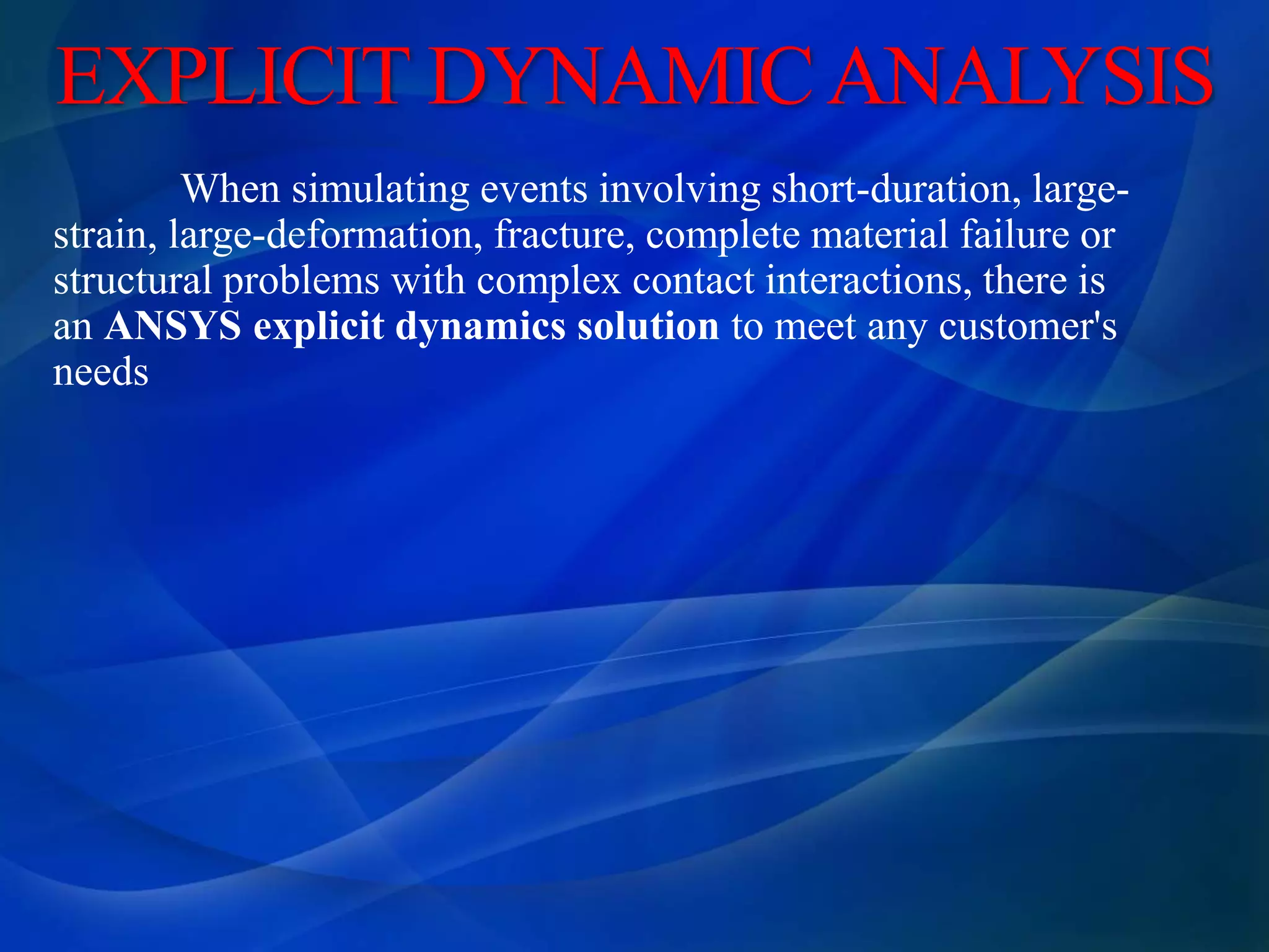 Ansys Workbench demo | PPTX