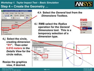 Comprehensive Workshop on Taylor Impact Test Simulation Using ANSYS ...