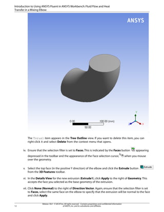 Comprehensive ANSYS Fluent Tutorial Guide for Fluid Flow and Heat ...